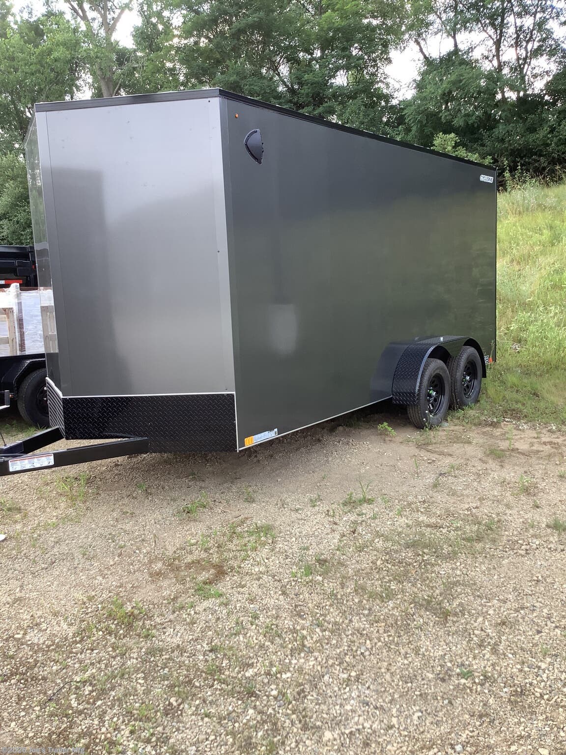 2027 7x18 7000 GVWR 84" Interior Height Blackout PCKG by Legend Trailers from Joe's Trailer Mfg in Clarklake, Michigan