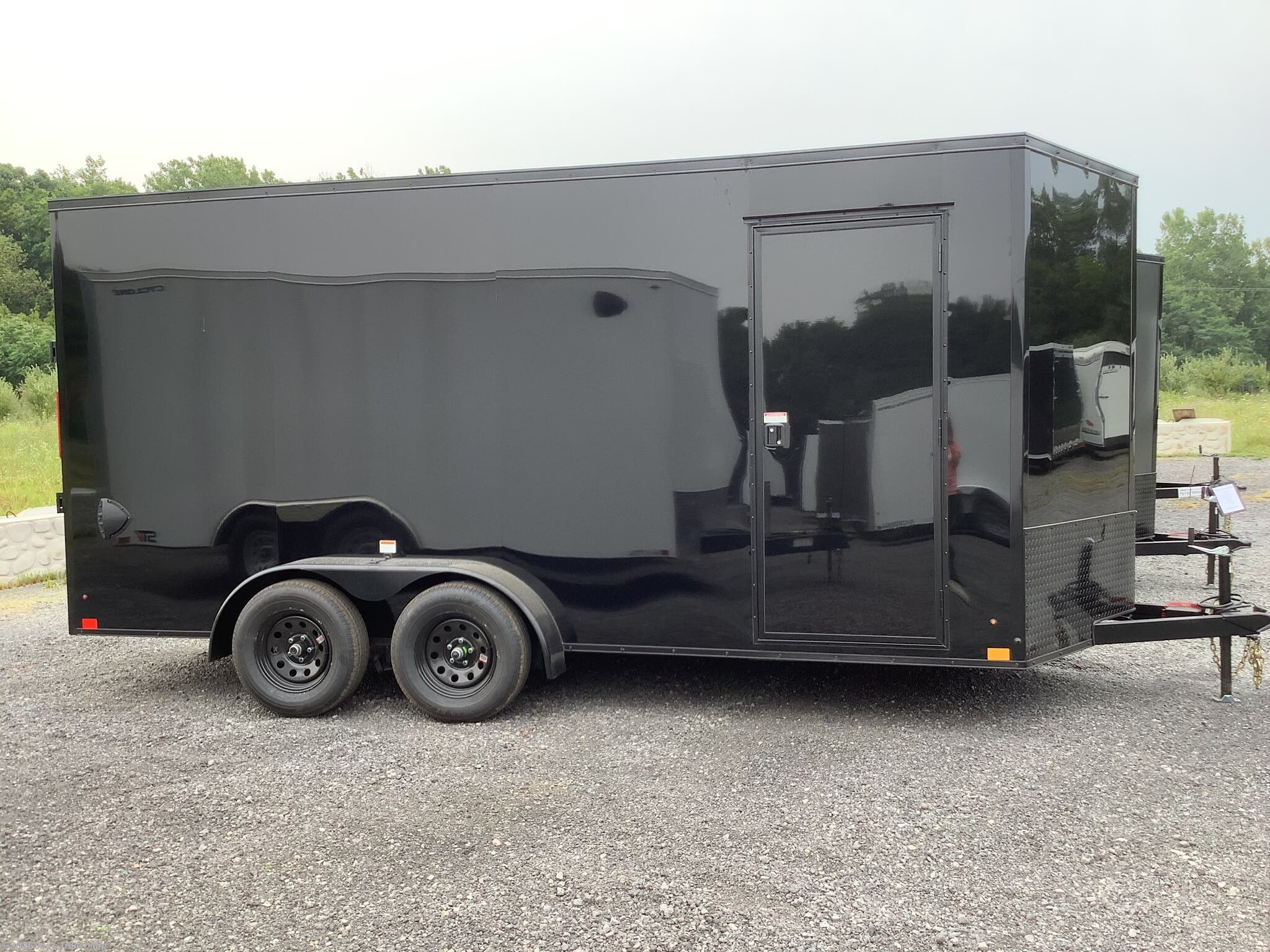 2027 Cross Trailers 7x16 7000 GVWR 84" Interior Height Blackout PCKG - New Cargo Trailer for sale by Joe's Trailer Mfg in Clarklake, Michigan