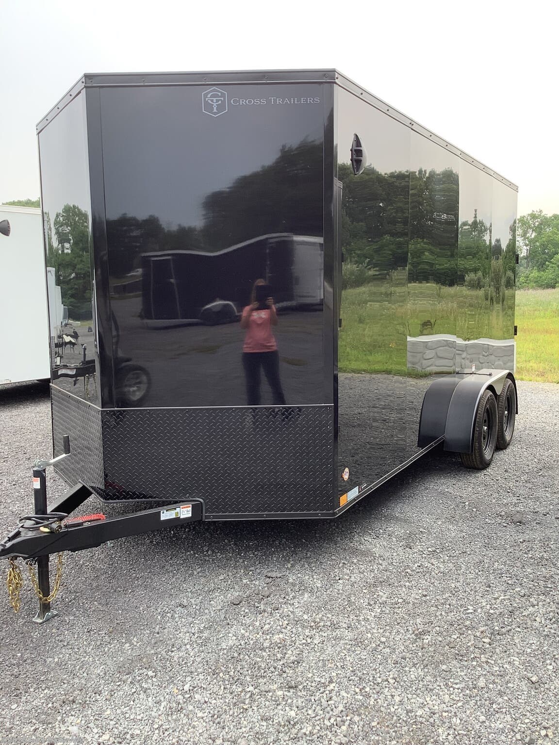 2027 7x16 7000 GVWR 84" Interior Height Blackout PCKG by Cross Trailers from Joe's Trailer Mfg in Clarklake, Michigan
