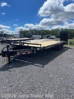 2027 IronBull 102x24 14000 GVWR 5' Dovetail W/Rampage Ramps - New Deckover/Flat Deck Trailer for sale by Joe's Trailer Mfg in Clarklake, Michigan