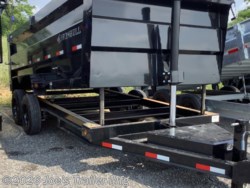 2027 IronBull DTB8316 83x16 16000 GVWR 4' Sides Telescopic Cylinder - New Dump Trailer for sale by Joe's Trailer Mfg in Clarklake, Michigan