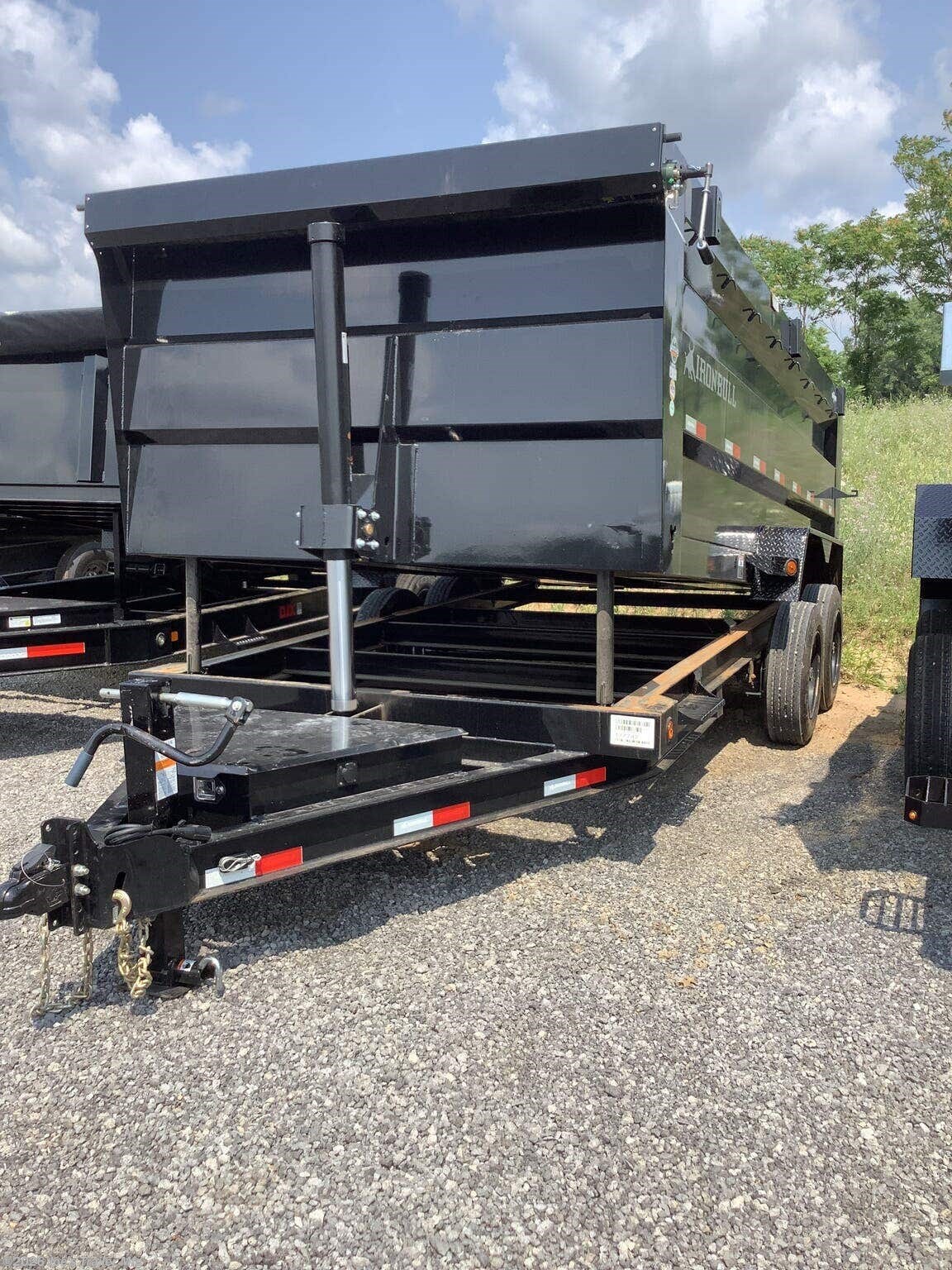 2027 DTB8316 83x16 16000 GVWR 4' Sides Telescopic Cylinder by IronBull from Joe's Trailer Mfg in Clarklake, Michigan