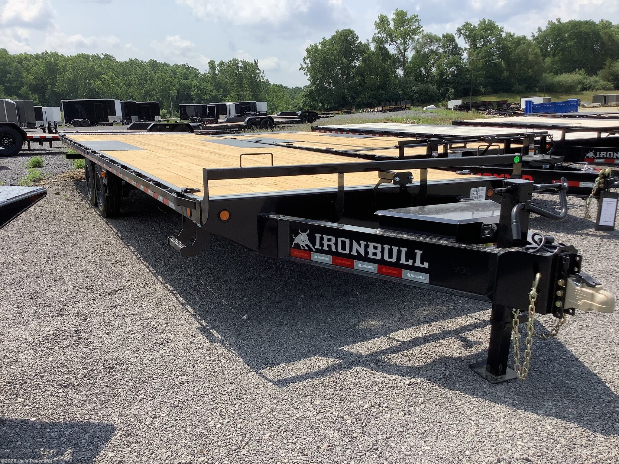2027 IronBull TDP0228 102x28 16000 GVWR Deckover Tilt Trailer - New Tilt Deck Trailer for sale by Joe's Trailer Mfg in Clarklake, Michigan