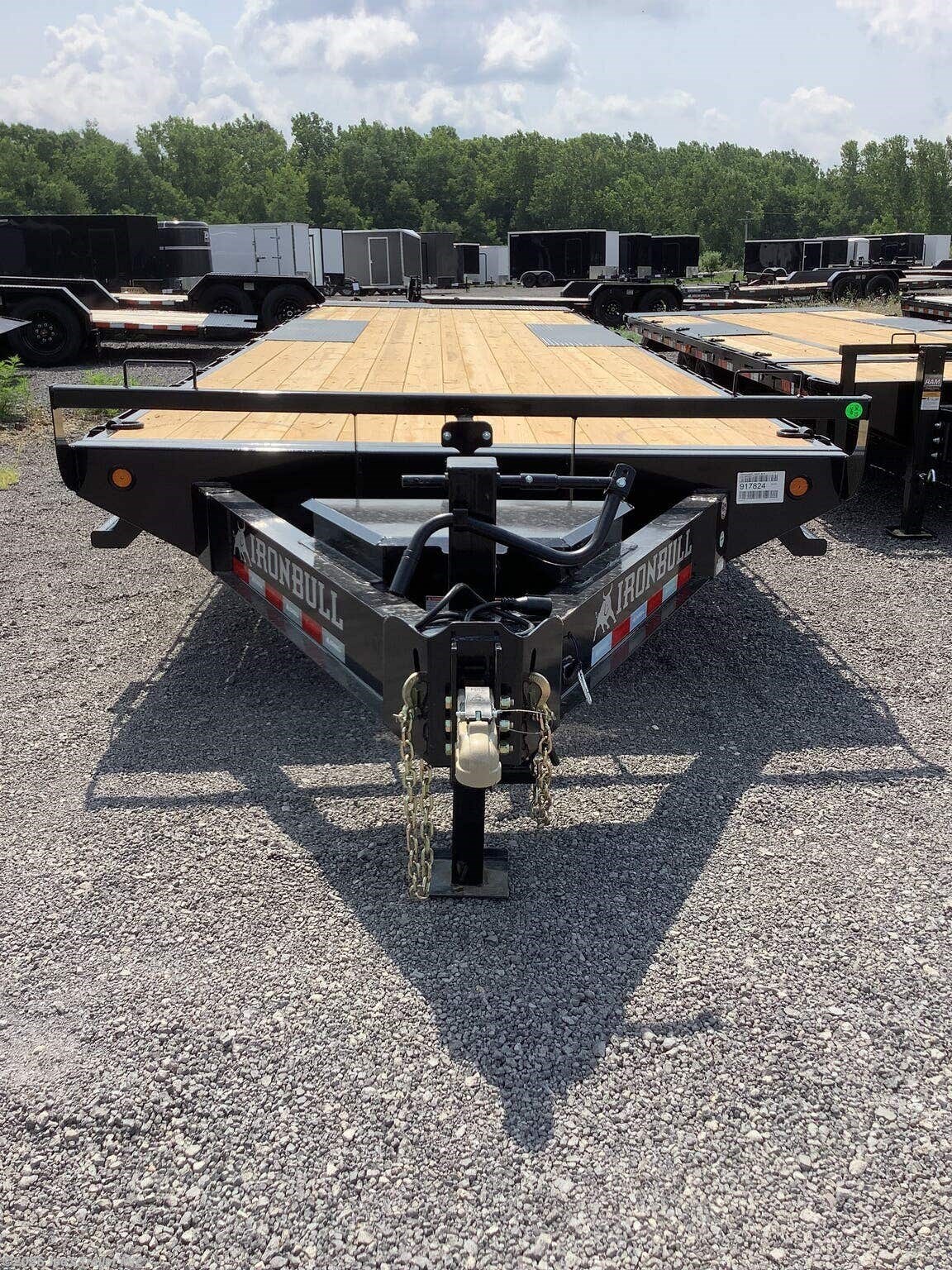 2027 IronBull TDP0228 102x28 16000 GVWR Deckover Tilt Trailer