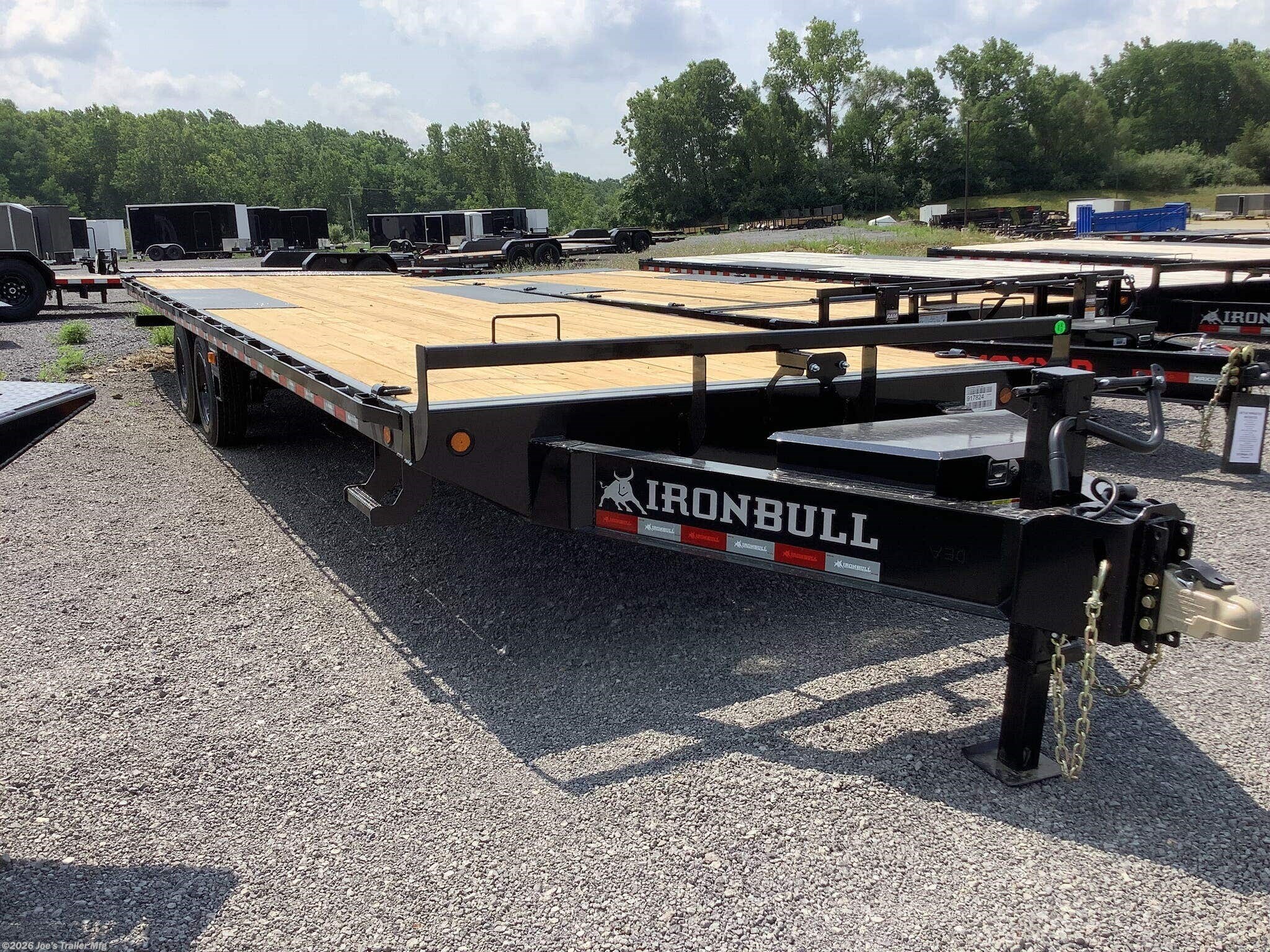 2027 IronBull TDP0228 102x28 16000 GVWR Deckover Tilt Trailer - New Tilt Deck Trailer for sale by Joe's Trailer Mfg in Clarklake, Michigan