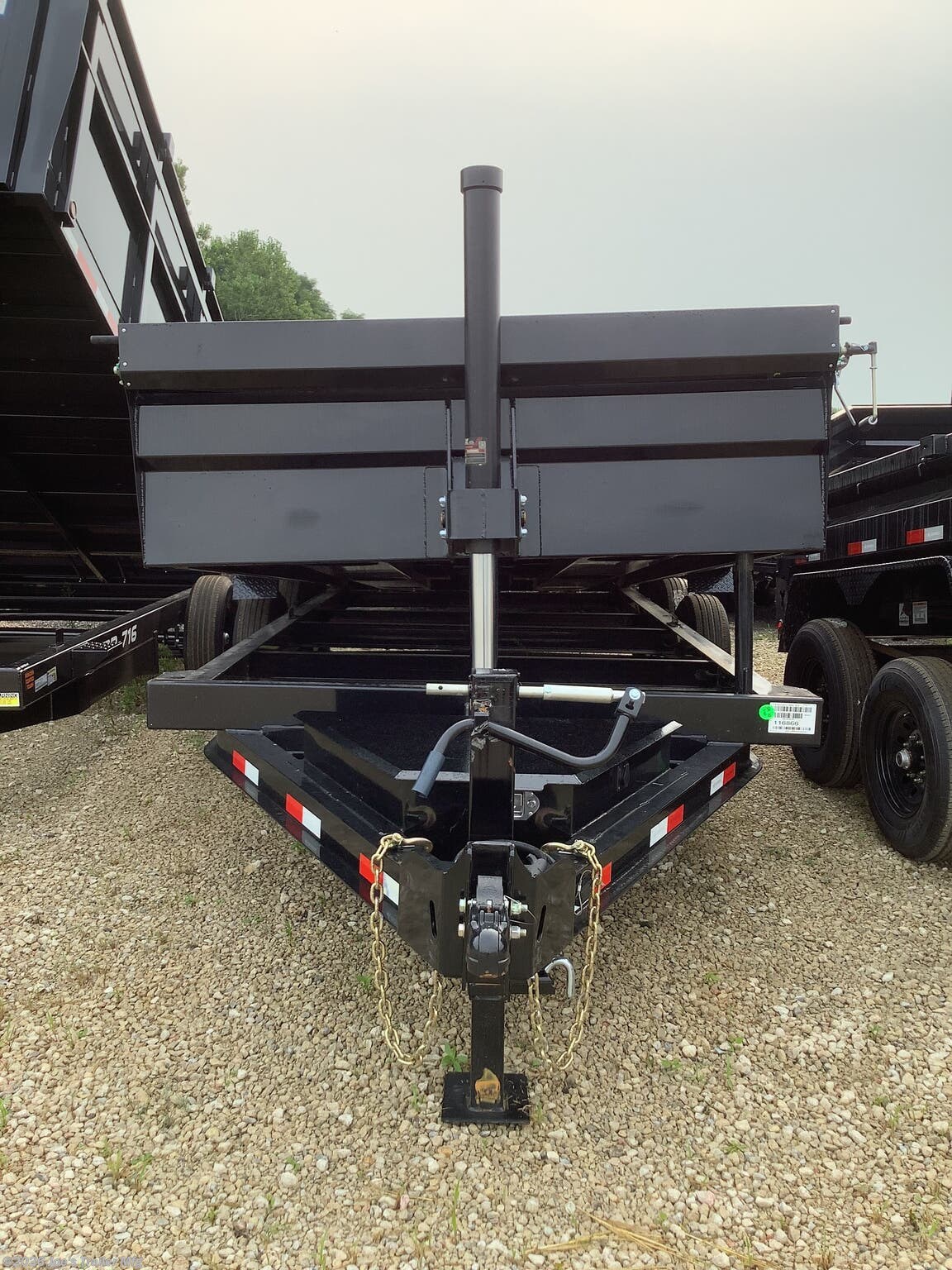 2027 IronBull 83x16 14999 GVWR 2' Sides W/Telescopic Cylinder