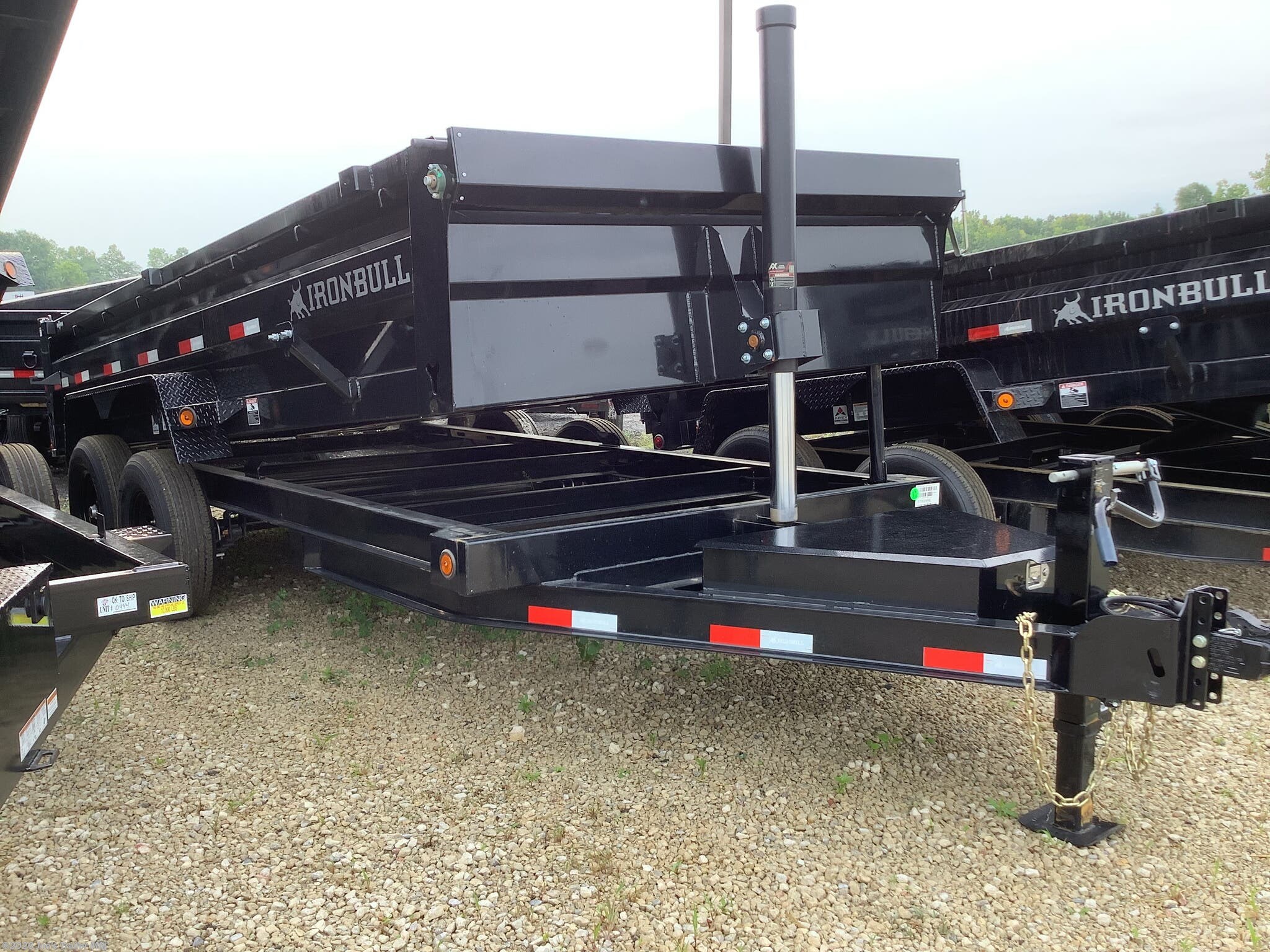 2027 IronBull 83x16 14999 GVWR 2' Sides W/Telescopic Cylinder - New Dump Trailer for sale by Joe's Trailer Mfg in Clarklake, Michigan