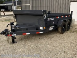 2027 IronBull 72x12 9990 GVWR 20" Sides Scissor Hoist - New Dump Trailer for sale by Joe's Trailer Mfg in Clarklake, Michigan