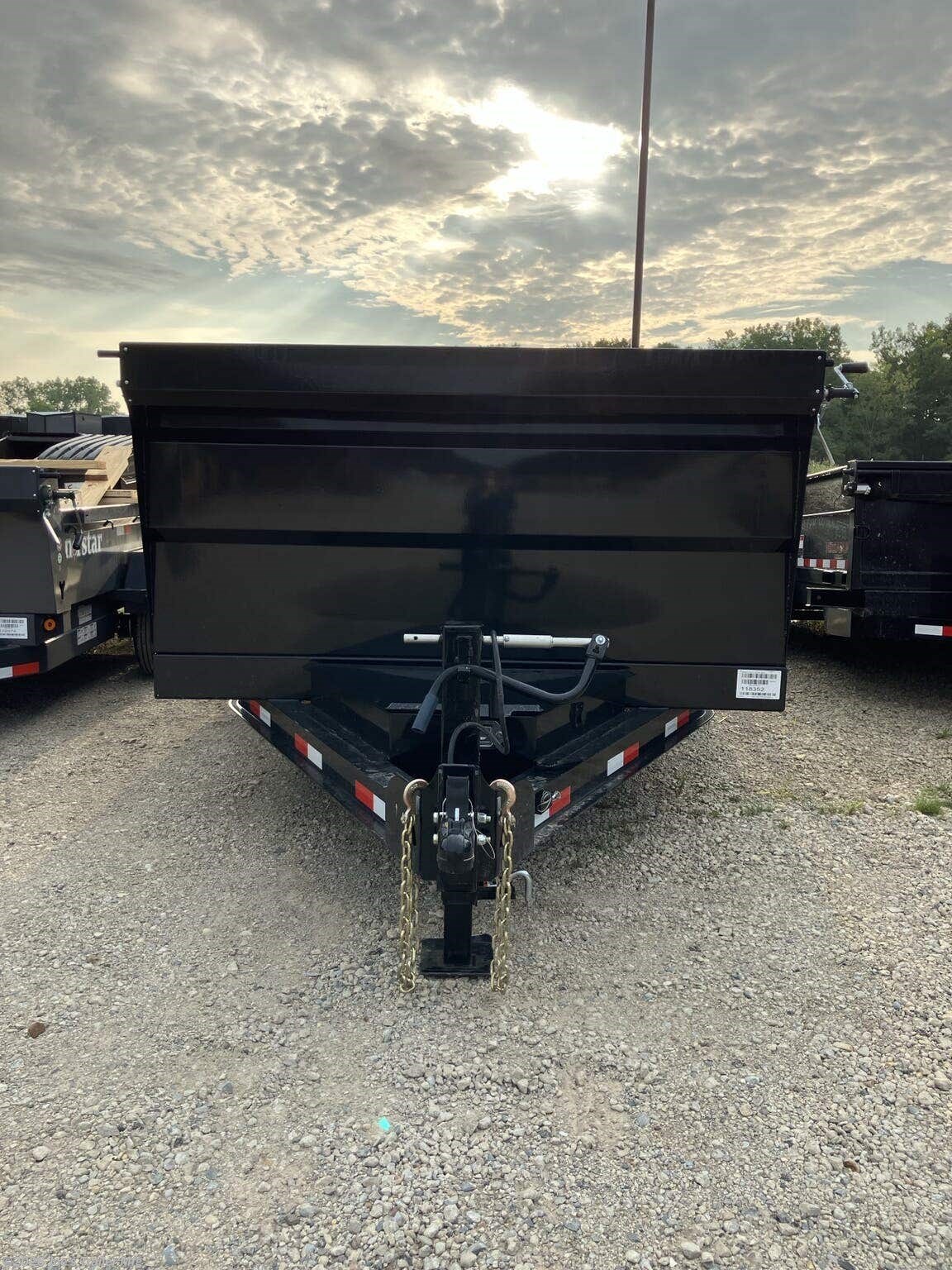 2027 IronBull DTB8314 83x14 14999 GVWR 3' Sides W/Scissor Hoist