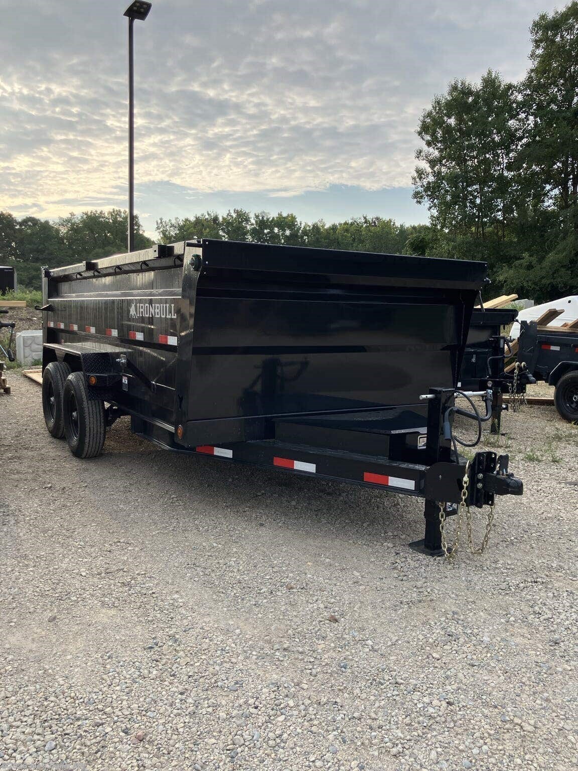 2027 IronBull DTB8314 83x14 14999 GVWR 3' Sides W/Scissor Hoist - New Dump Trailer for sale by Joe's Trailer Mfg in Clarklake, Michigan