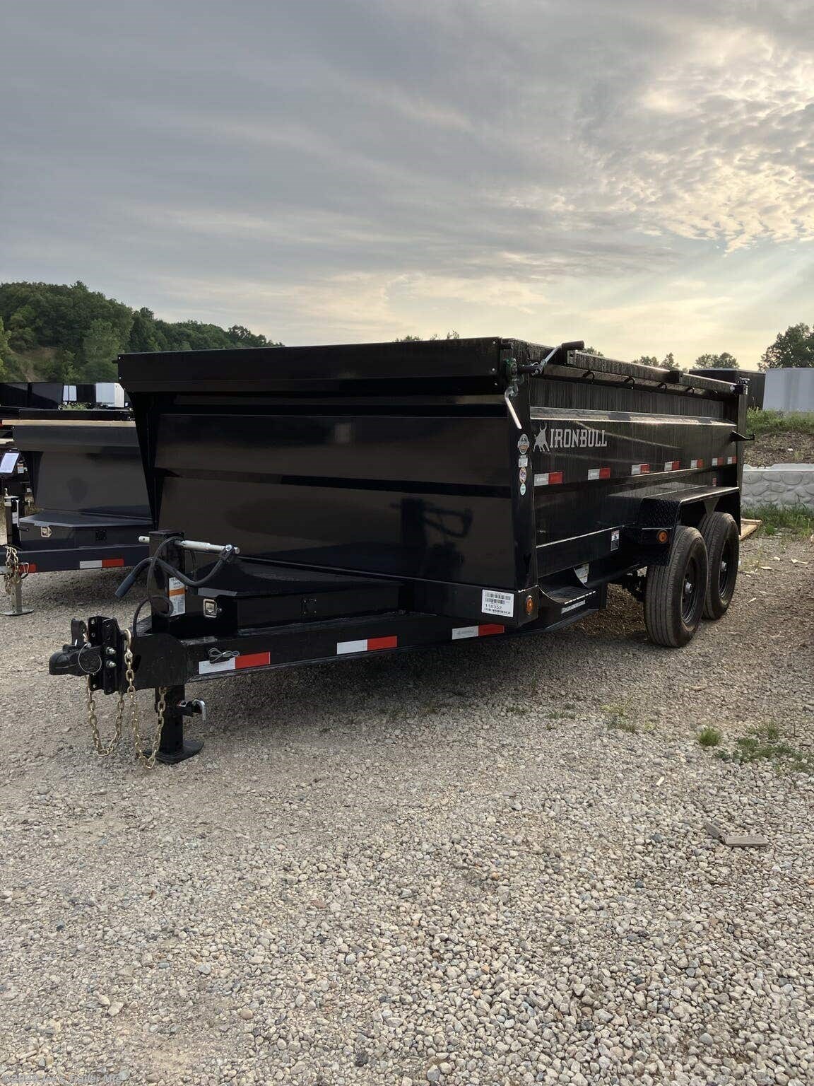 2027 DTB8314 83x14 14999 GVWR 3' Sides W/Scissor Hoist by IronBull from Joe's Trailer Mfg in Clarklake, Michigan