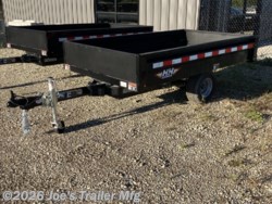 2027 H&H 54x8 2900GVWR Convertible Panels/Detachable Tongue - New Dump Trailer for sale by Joe's Trailer Mfg in Clarklake, Michigan