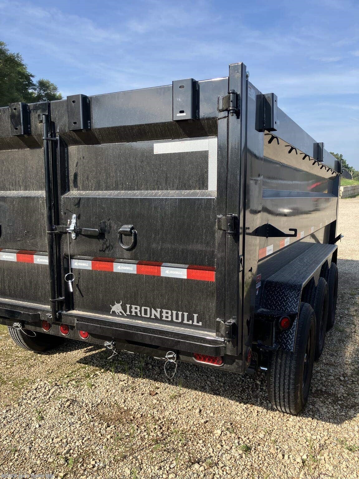 New 2027 IronBull 83x16 21000 GVWR Triple Axle 4' Sides available in Clarklake, Michigan