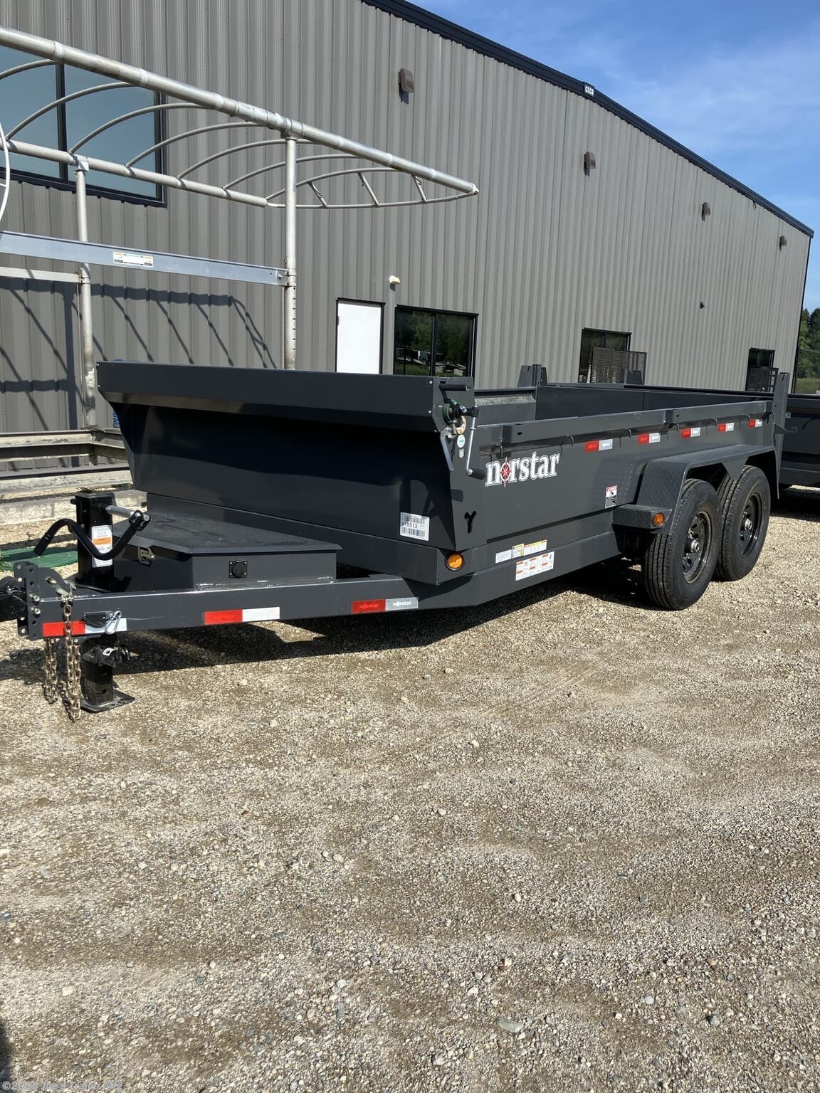 2027 IronBull 83x14 14000 GVWR 20" Sides Scissor Hoist - New Dump Trailer for sale by Joe's Trailer Mfg in Clarklake, Michigan