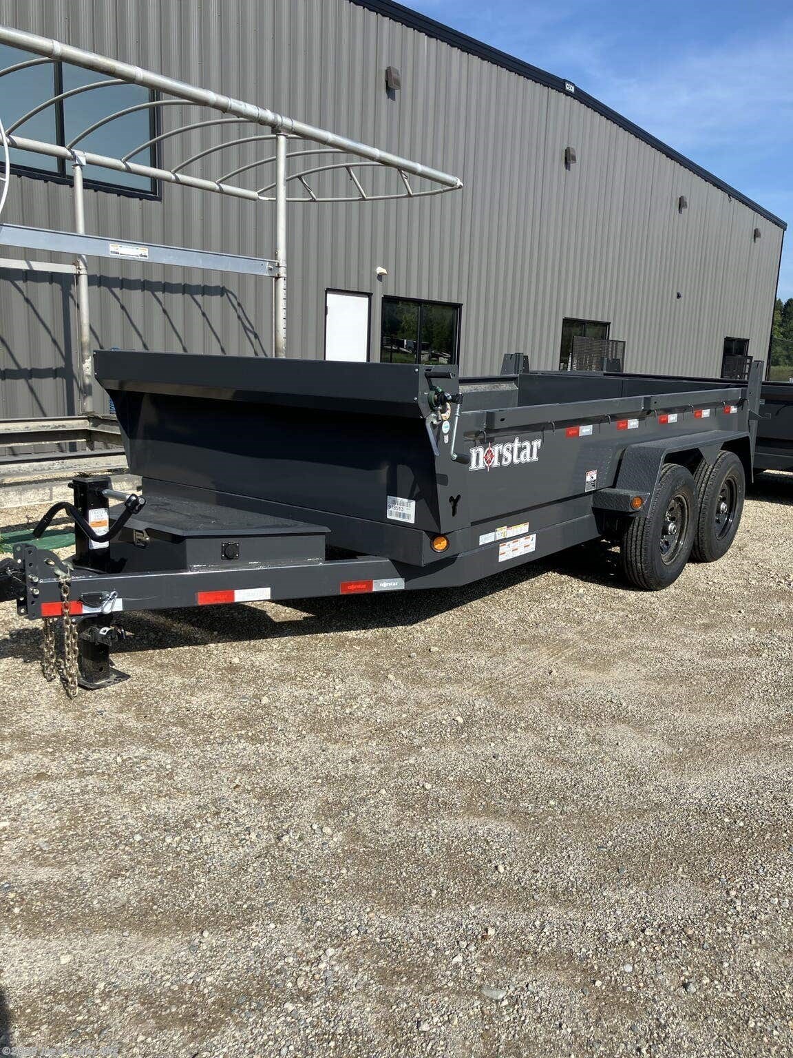2027 IronBull 83x14 14000 GVWR 20" Sides Scissor Hoist - New Dump Trailer for sale by Joe's Trailer Mfg in Clarklake, Michigan