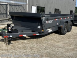2027 IronBull 83x14 14000 GVWR 20" Sides Scissor Hoist - New Dump Trailer for sale by Joe's Trailer Mfg in Clarklake, Michigan