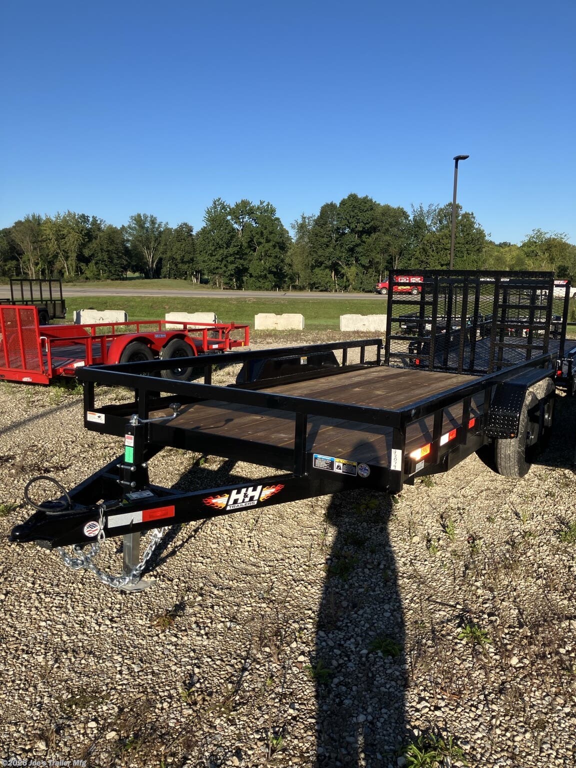2027 H&H 82x16 9900 GVWR HD Landscape Trailer - New Landscape Trailer for sale by Joe's Trailer Mfg in Clarklake, Michigan