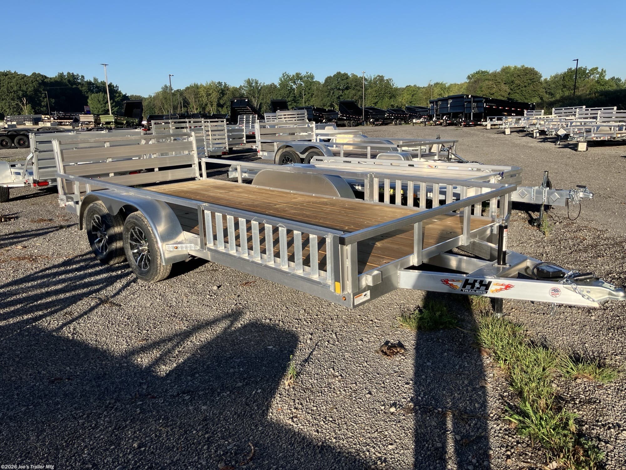 2027 H&H 82x16 7000 GVWR Aluminum ATV Trailer - New ATV Trailer for sale by Joe's Trailer Mfg in Clarklake, Michigan