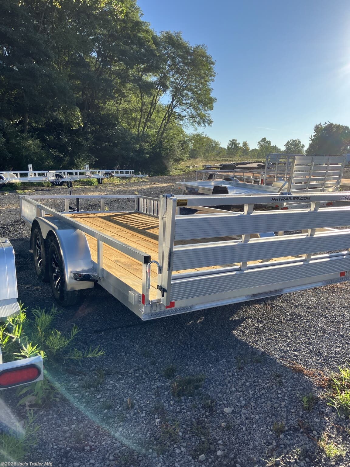 2027 82x16 7000 GVWR Aluminum ATV Trailer by H&H from Joe's Trailer Mfg in Clarklake, Michigan