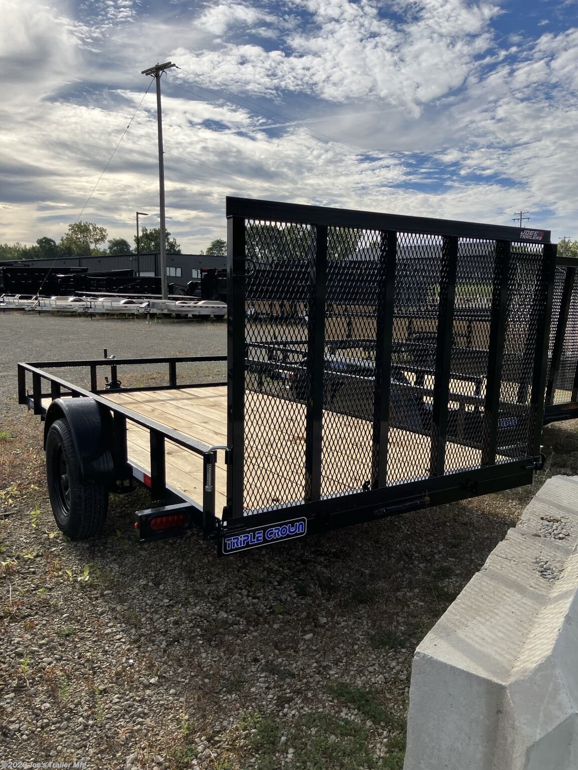 2027 6X12 2990 GVWR Utility Trailer by Triple Crown from Joe's Trailer Mfg in Clarklake, Michigan