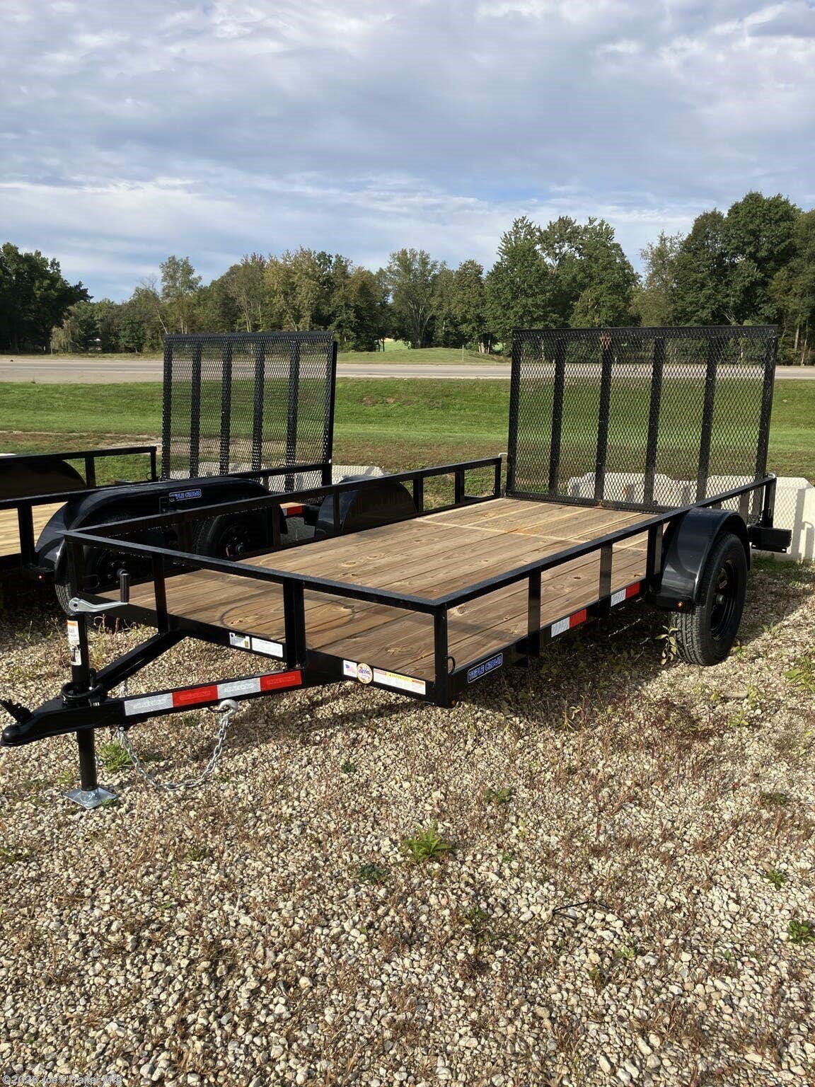 2027 Triple Crown 6X12 2990 GVWR Utility Trailer - New Utility Trailer for sale by Joe's Trailer Mfg in Clarklake, Michigan