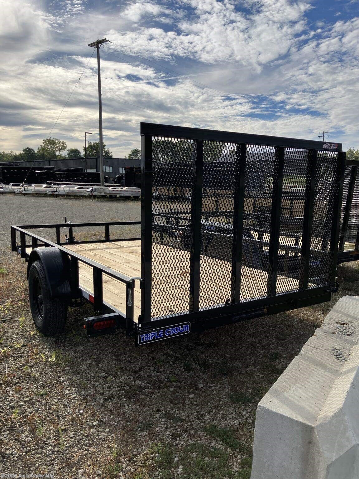 2027 6X12 2990 GVWR Utility Trailer by Triple Crown from Joe's Trailer Mfg in Clarklake, Michigan