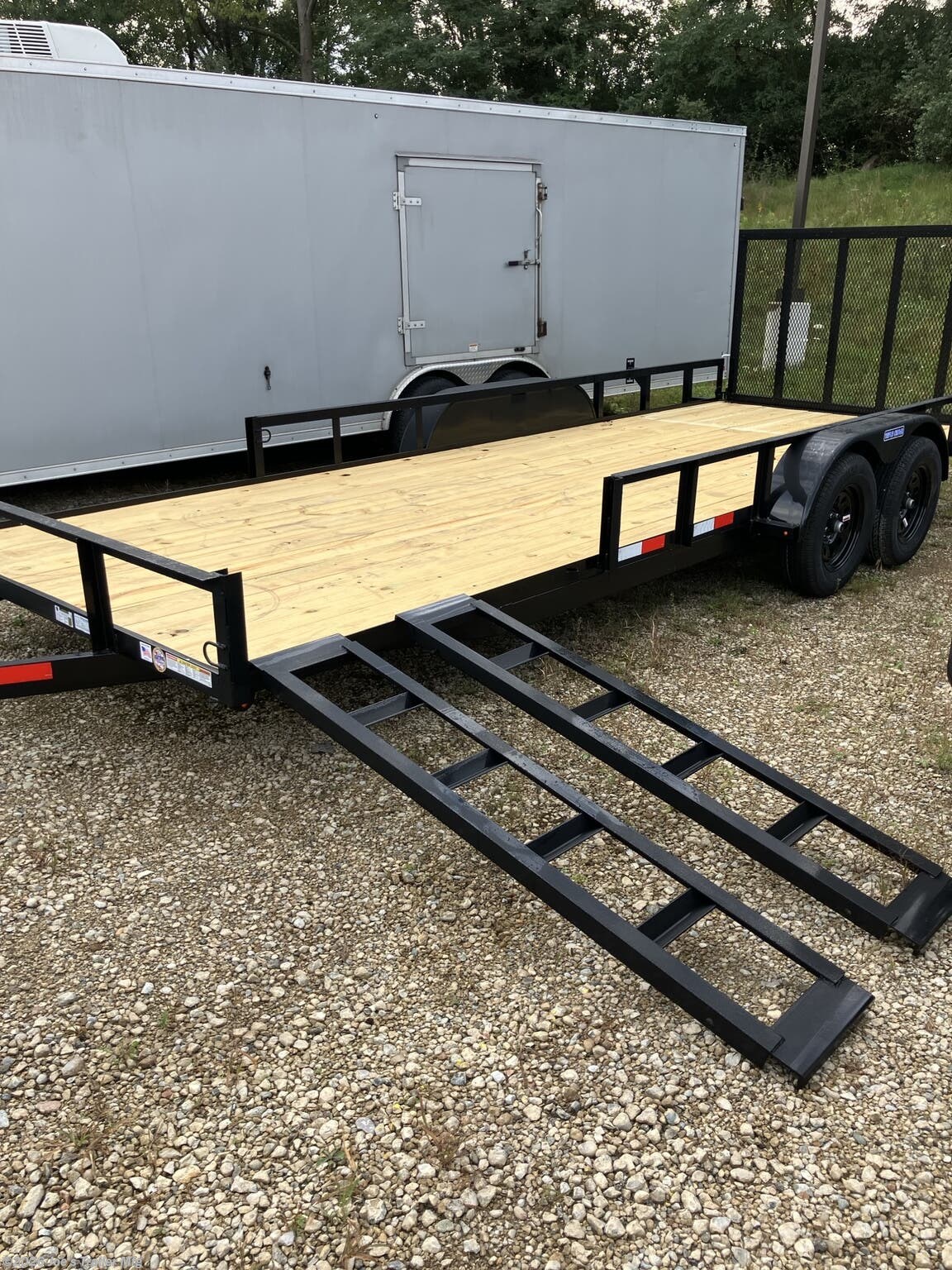 New 2027 Triple Crown 7x18 7000 GVWR w/Removable Side Load Ramps available in Clarklake, Michigan