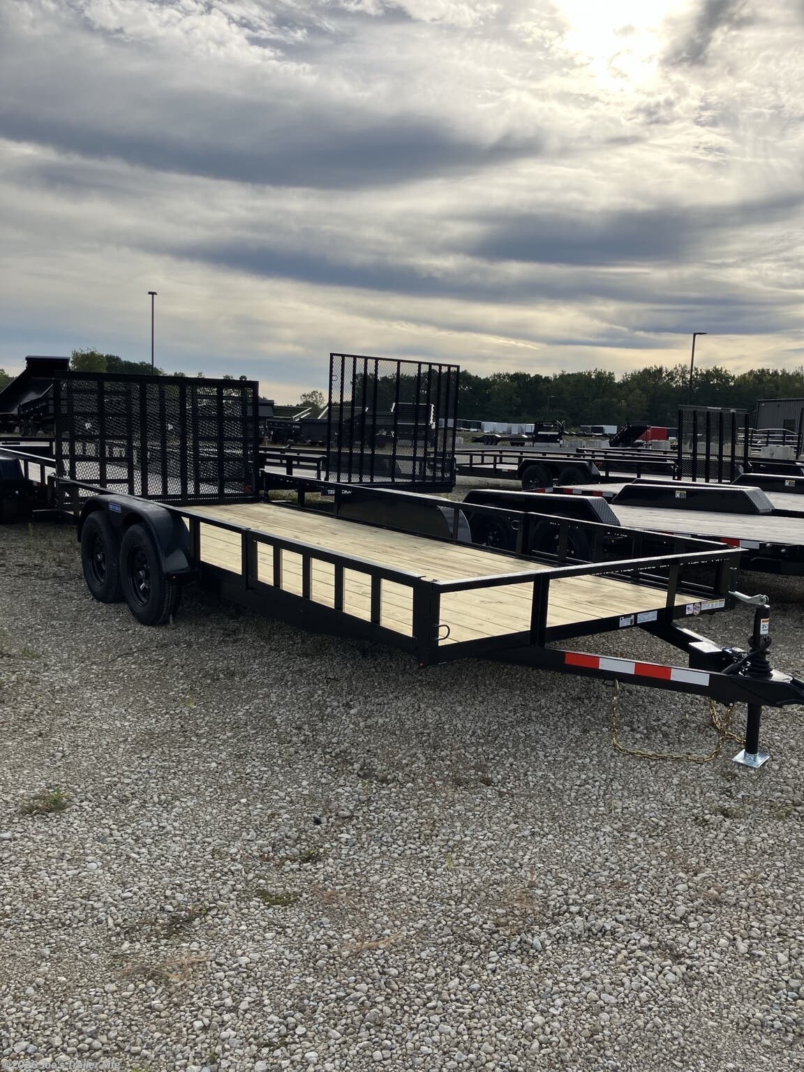 2027 Triple Crown 7x18 7000 GVWR w/Removable Side Load Ramps - New ATV Trailer for sale by Joe's Trailer Mfg in Clarklake, Michigan