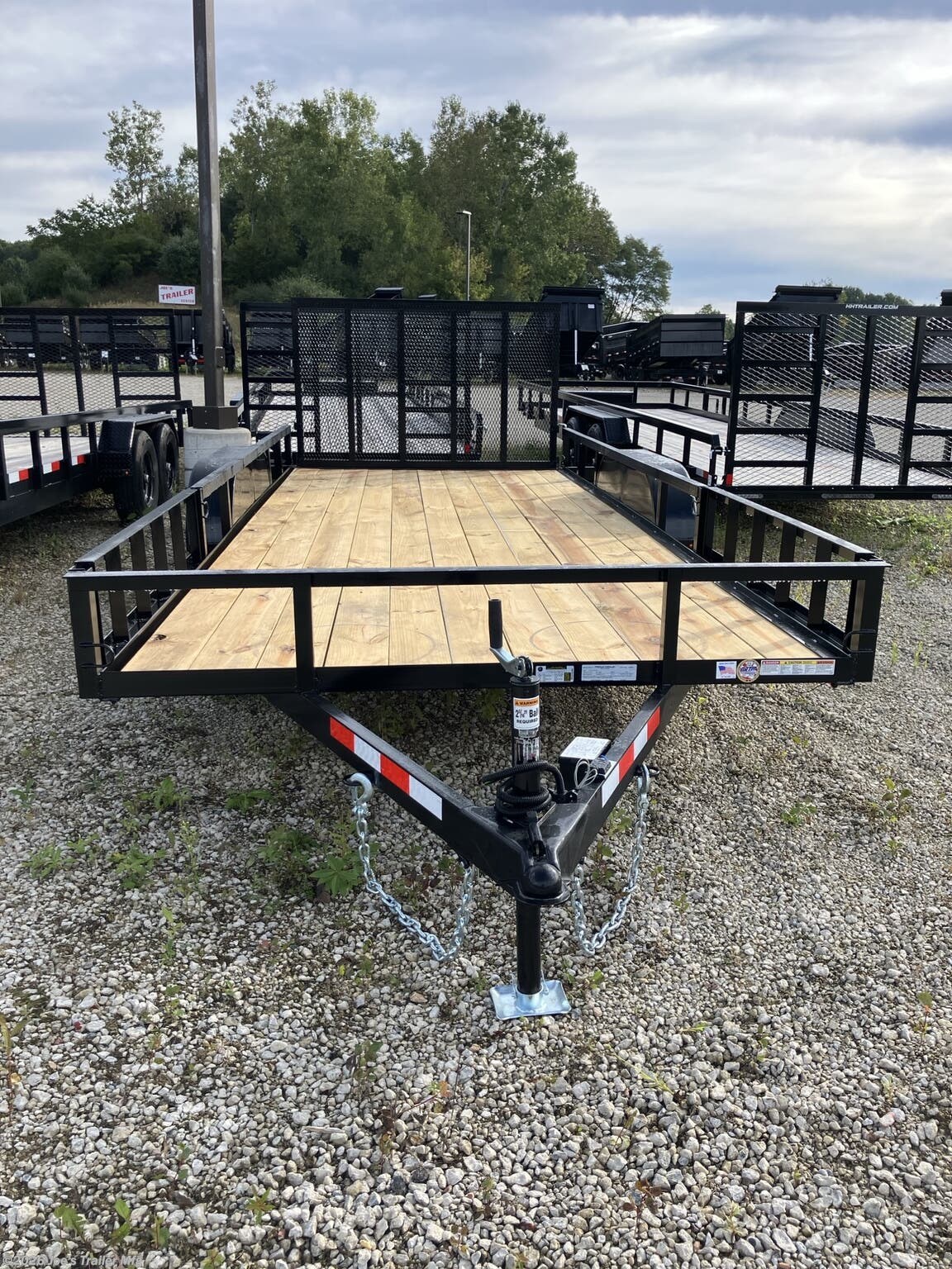 2027 Triple Crown 7x18 7000 GVWR w/Removable Side Load Ramps