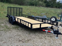 2027 7x20 7000 GVWR w/Removable Side Load Ramps by Triple Crown from Joe's Trailer Mfg in Clarklake, Michigan