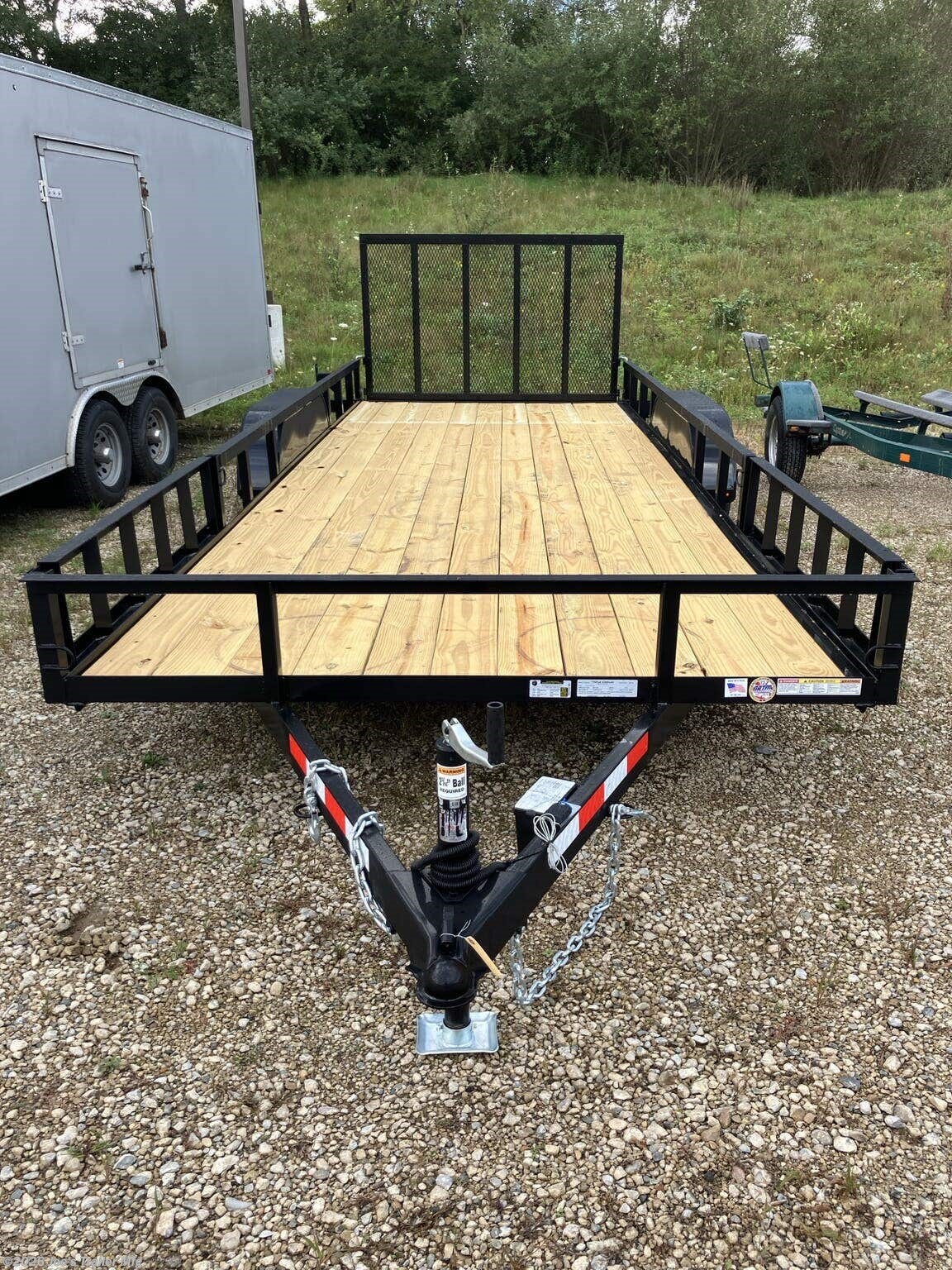 2027 Triple Crown 7x20 7000 GVWR w/Removable Side Load Ramps