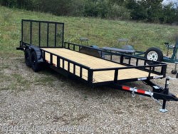 2027 7x20 7000 GVWR w/Removable Side Load Ramps by Triple Crown from Joe's Trailer Mfg in Clarklake, Michigan