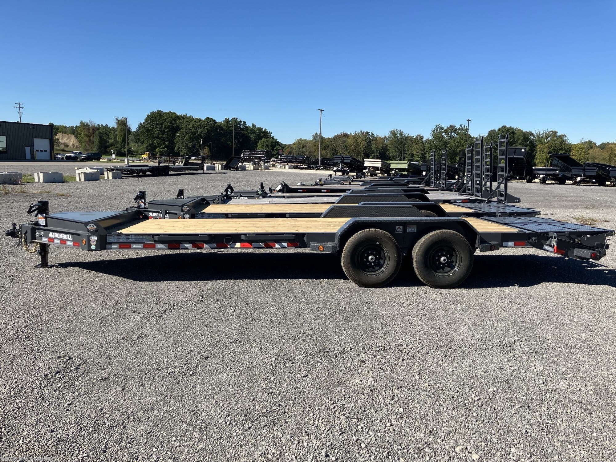 New 2027 IronBull 83x22 14000 GVWR 3' Dovetail w/Rampage Ramps available in Clarklake, Michigan