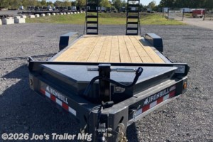 2027 IronBull 83x20 14000 GVWR 2' Dovetail & Fold Up Ramps