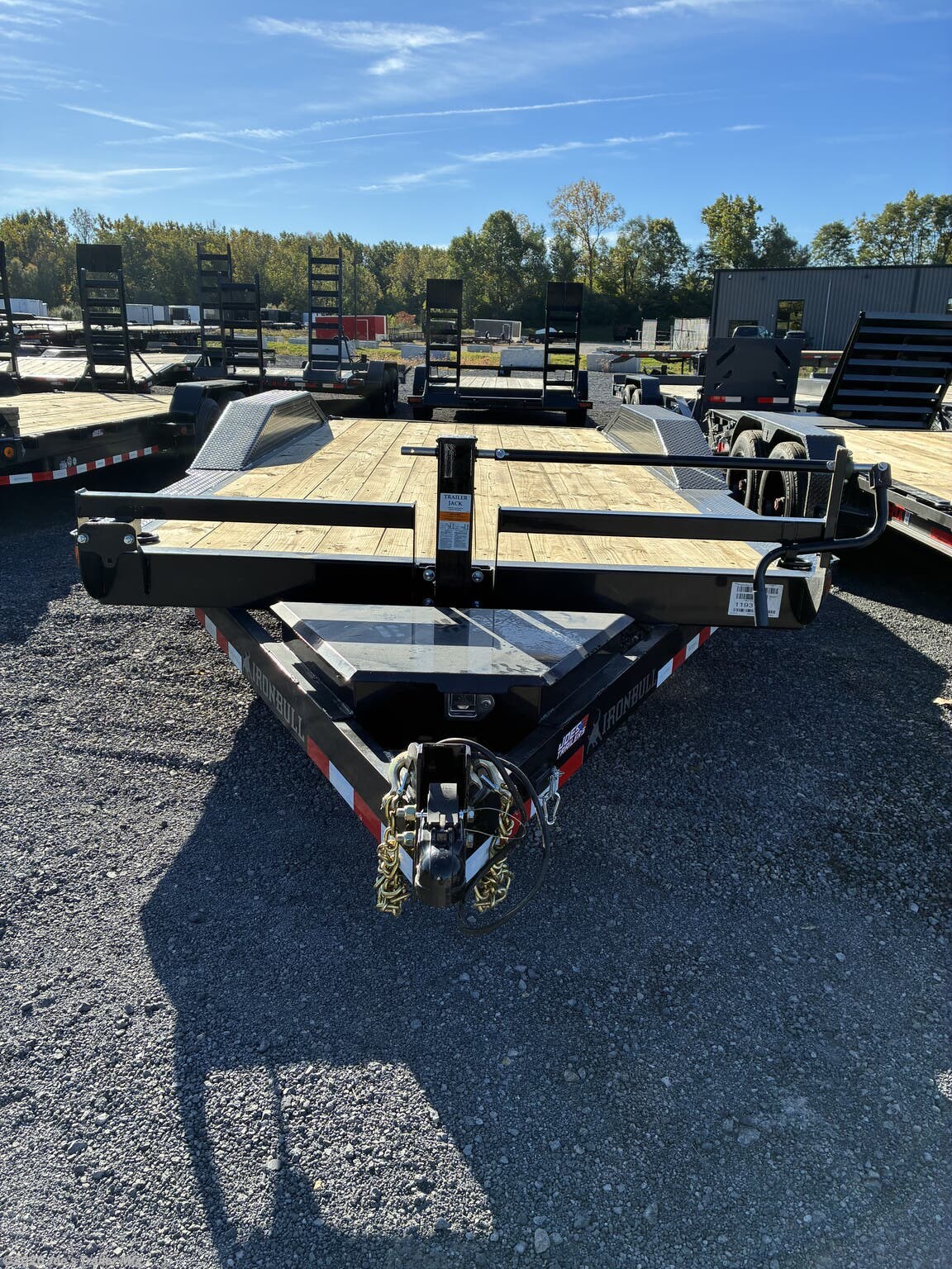 2027 IronBull 102x18 14000 GVWR 2' Dovetail &amp; Slide In Ramps