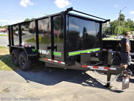 &lt;h2&gt;&lt;strong&gt;U-Dump - 7&#39; x 14&#39; 14K - 48&quot; High Side Dump Trailer&lt;/strong&gt;&lt;/h2&gt;
&lt;p&gt;&lt;em&gt;Designed and built by the company that pioneered the dump trailer more than 30 years ago: &lt;strong&gt;&amp;ldquo;The Original.&amp;rdquo;&lt;br /&gt;&lt;/strong&gt;&lt;/em&gt;&lt;/p&gt;
&lt;p&gt;This 14K high side dump trailer is proudly built in the USA by the company that originated the dump trailer more than 40 years ago. Comes equipped with a deep cycle marine battery, battery charger, and remote control dumping feature. U-Dump Pro Series dump trailers are heavy-duty trailers engineered to perform and built to last.&lt;/p&gt;
&lt;h2&gt;Trailer Specifications:&lt;/h2&gt;
&lt;ul&gt;
&lt;li&gt;&lt;em&gt;7&#39; X 14&#39;&lt;/em&gt;&lt;/li&gt;
&lt;li&gt;&lt;em&gt;14K GVWR&lt;/em&gt;&lt;/li&gt;
&lt;li&gt;&lt;em&gt;48&quot; Sides&lt;/em&gt;&lt;/li&gt;
&lt;li&gt;&lt;em&gt;10GA sides&lt;/em&gt;&lt;/li&gt;
&lt;li&gt;&lt;em&gt;10GA Floor&lt;/em&gt;&lt;/li&gt;
&lt;li&gt;&lt;em&gt;Ramps&lt;/em&gt;&lt;/li&gt;
&lt;li&gt;&lt;em&gt;Full Height&amp;nbsp;Stake Pockets&lt;/em&gt;&lt;/li&gt;
&lt;li&gt;&lt;em&gt;2 5/16 Adjustable Coupler&lt;/em&gt;&lt;/li&gt;
&lt;li&gt;&lt;em&gt;12K Spring Loaded Jack&lt;/em&gt;&lt;/li&gt;
&lt;li&gt;&lt;em&gt;Tarp Brackets&lt;/em&gt;&lt;/li&gt;
&lt;li&gt;&lt;em&gt;Spare Mount&lt;/em&gt;&lt;/li&gt;
&lt;li&gt;&lt;em&gt;LED lights&lt;/em&gt;&lt;/li&gt;
&lt;/ul&gt;
&lt;p&gt;&lt;strong&gt;Options:&lt;/strong&gt;&lt;/p&gt;
&lt;ul&gt;
&lt;li&gt;&lt;em&gt;Spare Tire&lt;/em&gt;&lt;/li&gt;
&lt;li&gt;&lt;em&gt;Tarp System&lt;/em&gt;&lt;/li&gt;
&lt;li&gt;&lt;em&gt;Hoist&lt;/em&gt;&lt;/li&gt;
&lt;/ul&gt;
&lt;p&gt;&lt;strong&gt;Includes 5 Year Warranty&lt;/strong&gt;&lt;/p&gt;
&lt;h3&gt;In Stock! Contact Us Now!&lt;/h3&gt;
&lt;p&gt;See more at: &lt;a href=&quot;https://thetrailersource.com&quot;&gt;https://thetrailersource.com&lt;/a&gt;&lt;/p&gt;