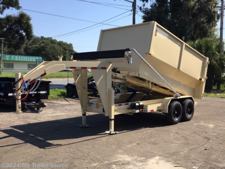 &lt;h2&gt;&lt;strong&gt;Gooseneck Roll Off Trailers For Sale&lt;/strong&gt;&lt;/h2&gt;
&lt;p&gt;&lt;strong&gt;NOTE: Trailer pictures may include optional features that are not included in the base price. See available options below.&lt;/strong&gt;&lt;/p&gt;
&lt;p&gt;U-Dump&#39;s gooseneck roll off trailers are proudly built in the USA by the company that originated the dump trailer more than 30 years ago. The trailer comes equipped with 2 deep cycle marine batteries, battery chargers, LED lights, and remote control dumping.&lt;/p&gt;
&lt;p&gt;U-Dump&#39;s roll off trailers can be used with 12 yard, 16 yard, and/or flatbed roll off containers.&lt;/p&gt;
&lt;h2&gt;Gooseneck Roll Off Trailer Specifications:&lt;/h2&gt;
&lt;ul&gt;
&lt;li&gt;&lt;em&gt;6&#39; X 12&#39;&lt;/em&gt;&lt;/li&gt;
&lt;li&gt;&lt;em&gt;14K GVWR&lt;/em&gt;&lt;/li&gt;
&lt;li&gt;&lt;em&gt;Power&amp;nbsp;Up &amp;amp; Power Down&lt;/em&gt;&lt;/li&gt;
&lt;li&gt;&lt;em&gt;15K Warn Winch &amp;amp; Snatch Block (doubles capacity of winch)&lt;/em&gt;&lt;/li&gt;
&lt;li&gt;&lt;em&gt;Full Charge line&lt;/em&gt;&lt;/li&gt;
&lt;li&gt;&lt;em&gt;Load Range &quot;G&quot; Tires&lt;/em&gt;&lt;/li&gt;
&lt;/ul&gt;
&lt;p&gt;&lt;strong&gt;Options:&lt;/strong&gt;&lt;/p&gt;
&lt;ul&gt;
&lt;li&gt;&lt;em&gt;Spring Arm Tarp&lt;/em&gt;&lt;/li&gt;
&lt;li&gt;&lt;em&gt;Spare Tire&lt;/em&gt;&lt;/li&gt;
&lt;/ul&gt;
&lt;p&gt;&lt;strong&gt;Includes 5 Year Warranty&lt;/strong&gt;&lt;/p&gt;