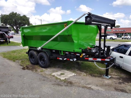 &lt;h2&gt;Roll Off Trailers for Sale - U-Dump Roll Off Packages&lt;/h2&gt;
&lt;p&gt;&lt;strong&gt;NOTE: Trailer pictures may include optional features that are not included in the base price. See available options below.&lt;/strong&gt;&lt;/p&gt;
&lt;p&gt;This Bumper Pull Off Package is proudly built in the USA by U-Dump Trailers, a leading manufacturer of dump trailers since 1980.&lt;/p&gt;
&lt;p&gt;Standard equipment includes 2 deep cycle marine batteries, battery chargers, and remote control dumping feature.&lt;/p&gt;
&lt;p&gt;U-Dump trailers are engineered to perform and built to last.&lt;/p&gt;
&lt;p&gt;&amp;nbsp;&lt;/p&gt;
&lt;h2&gt;Roll Off Trailer Specifications:&lt;/h2&gt;
&lt;ul&gt;
&lt;li&gt;&lt;em&gt;6&#39; X 12&#39;&lt;/em&gt;&lt;/li&gt;
&lt;li&gt;&lt;em&gt;14K GVWR&lt;/em&gt;&lt;/li&gt;
&lt;li&gt;&lt;em&gt;Power&amp;nbsp;Up &amp;amp; Power Down&lt;/em&gt;&lt;/li&gt;
&lt;li&gt;&lt;em&gt;15K Warn Winch &amp;amp; Snatch Block (doubles capacity of winch)&lt;/em&gt;&lt;/li&gt;
&lt;li&gt;&lt;em&gt;Full Charge line&lt;/em&gt;&lt;/li&gt;
&lt;li&gt;&lt;em&gt;LED Lights&lt;/em&gt;&lt;/li&gt;
&lt;li&gt;&lt;em&gt;Load Range &quot;G&quot; Tires&lt;/em&gt;&lt;/li&gt;
&lt;/ul&gt;
&lt;p&gt;&amp;nbsp;&lt;/p&gt;
&lt;h2&gt;Roll Off Package Includes:&lt;/h2&gt;
&lt;ul&gt;
&lt;li&gt;&lt;em&gt;Trailer &amp;amp; (5) 12 Yard Containers&lt;/em&gt;&lt;/li&gt;
&lt;li&gt;&lt;em&gt;Bumper Pull&lt;/em&gt;&lt;/li&gt;
&lt;/ul&gt;
&lt;p&gt;&lt;strong&gt;Options:&lt;/strong&gt;&lt;/p&gt;
&lt;ul&gt;
&lt;li&gt;&lt;em&gt;Spare Tire&lt;/em&gt;&lt;/li&gt;
&lt;li&gt;&lt;em&gt;Spring Arm Tarp&lt;/em&gt;&lt;/li&gt;
&lt;li&gt;&lt;em&gt;Color&lt;/em&gt;&lt;/li&gt;
&lt;/ul&gt;
&lt;p&gt;&lt;strong&gt;Includes 5 Year Warranty&lt;/strong&gt;&lt;/p&gt;
&lt;h3&gt;In Stock! Contact Us Now!&lt;/h3&gt;