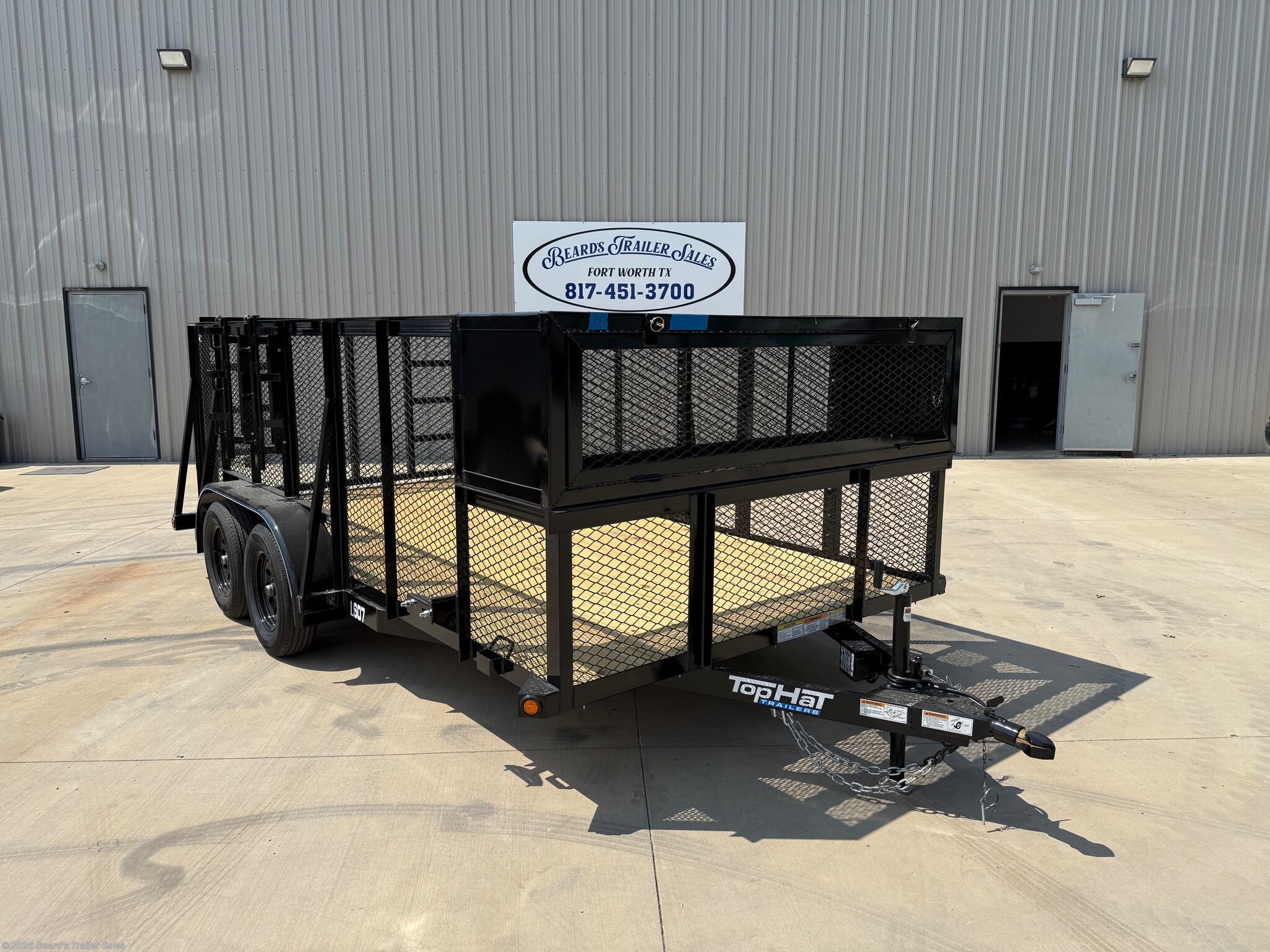 2026 Top Hat 83 X 14 LANDSCAPE TRAILER - New Landscape Trailer for sale by Beard's Trailer Sales in Fort Worth, Texas
