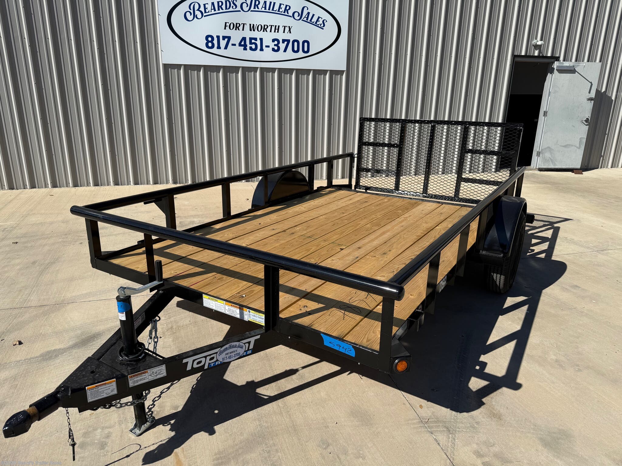 2026 Top Hat Derby SR Pipe 77 X 12 - New Utility Trailer for sale by Beard's Trailer Sales in Fort Worth, Texas