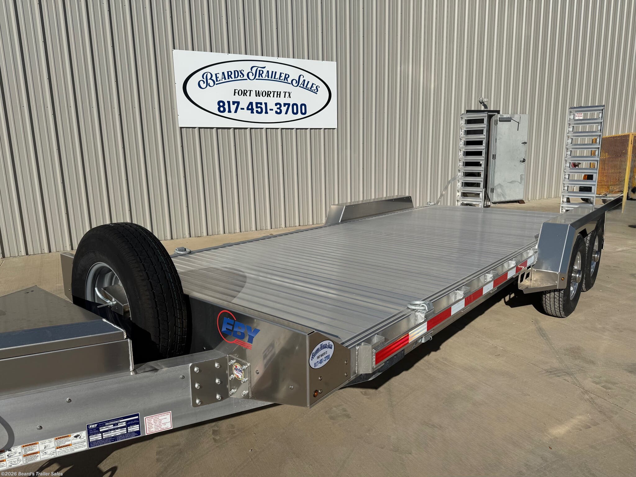 2025 EBY LP14K- 14K Low Pro 83X20 - New Equipment Trailer for sale by Beard's Trailer Sales in Fort Worth, Texas