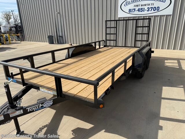 2026 Top Hat Medium Pipe Utility 16X83 - New Utility Trailer for sale by Beard's Trailer Sales in Fort Worth, Texas