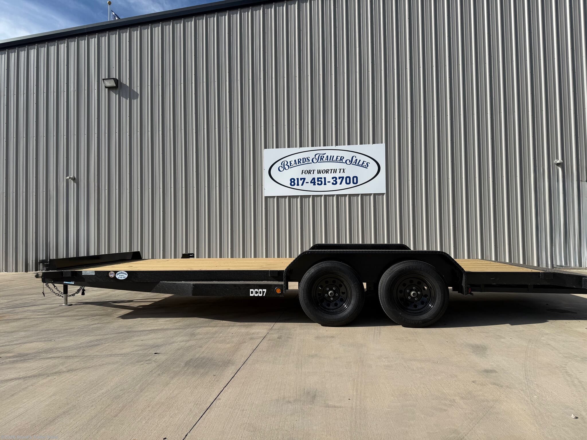 2026 Top Hat Car Hauler 83 X 20 - 7K - New Car Hauler Trailer for sale by Beard's Trailer Sales in Fort Worth, Texas