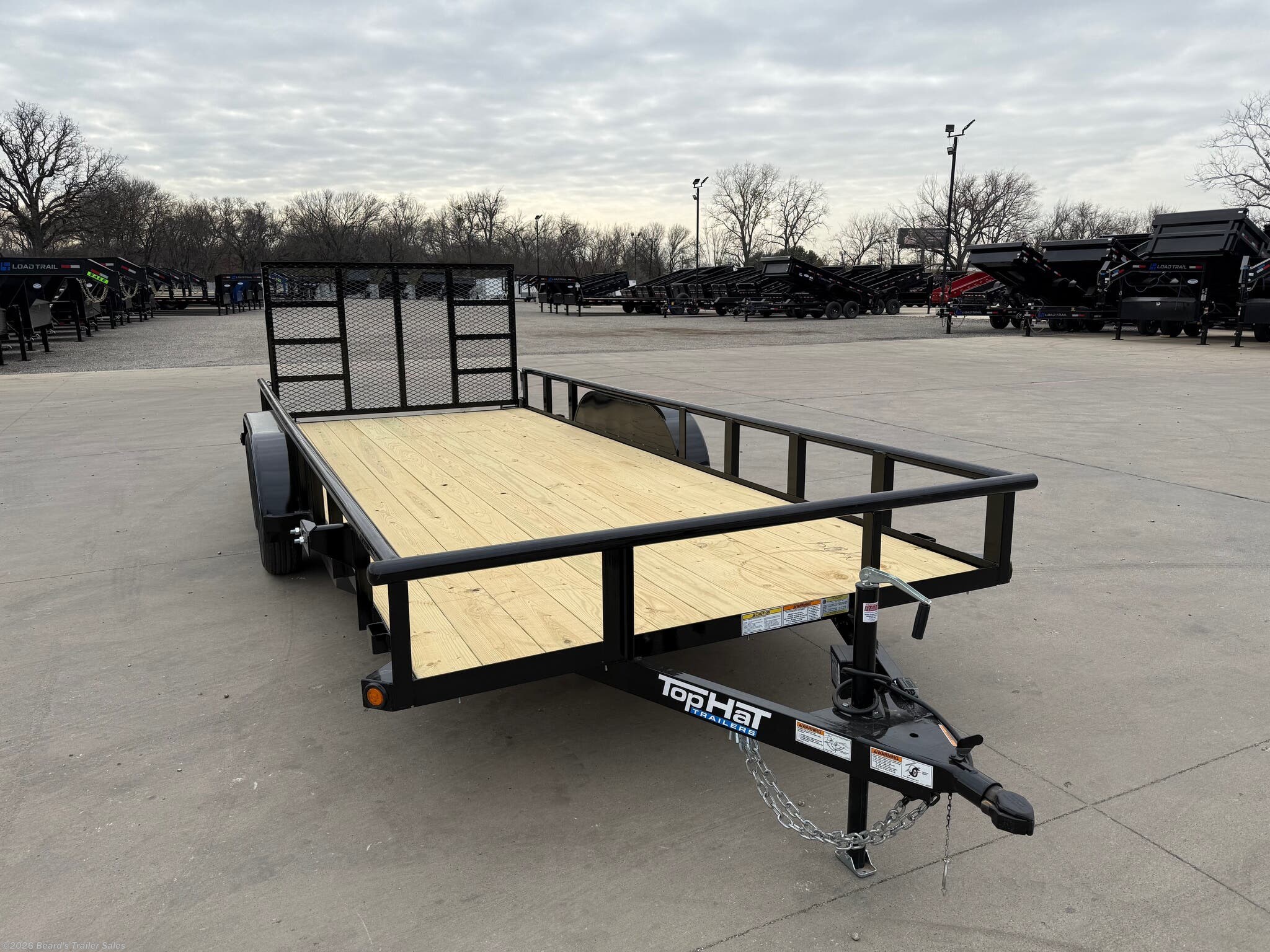 2026 Top Hat Medium Pipe Utility 18X83 - New Utility Trailer for sale by Beard's Trailer Sales in Fort Worth, Texas