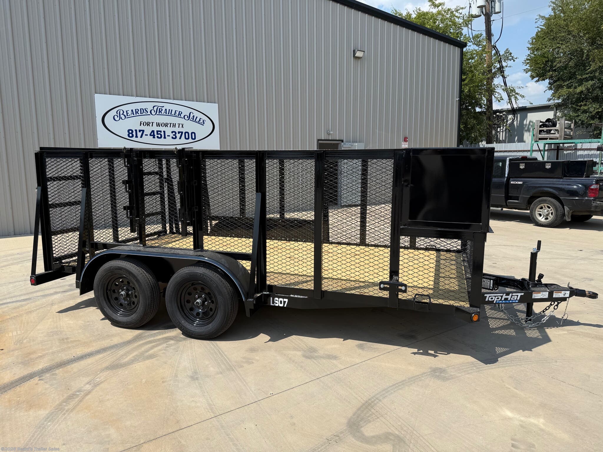 2026 Top Hat 83 X 14 LANDSCAPE TRAILER - New Landscape Trailer for sale by Beard's Trailer Sales in Fort Worth, Texas