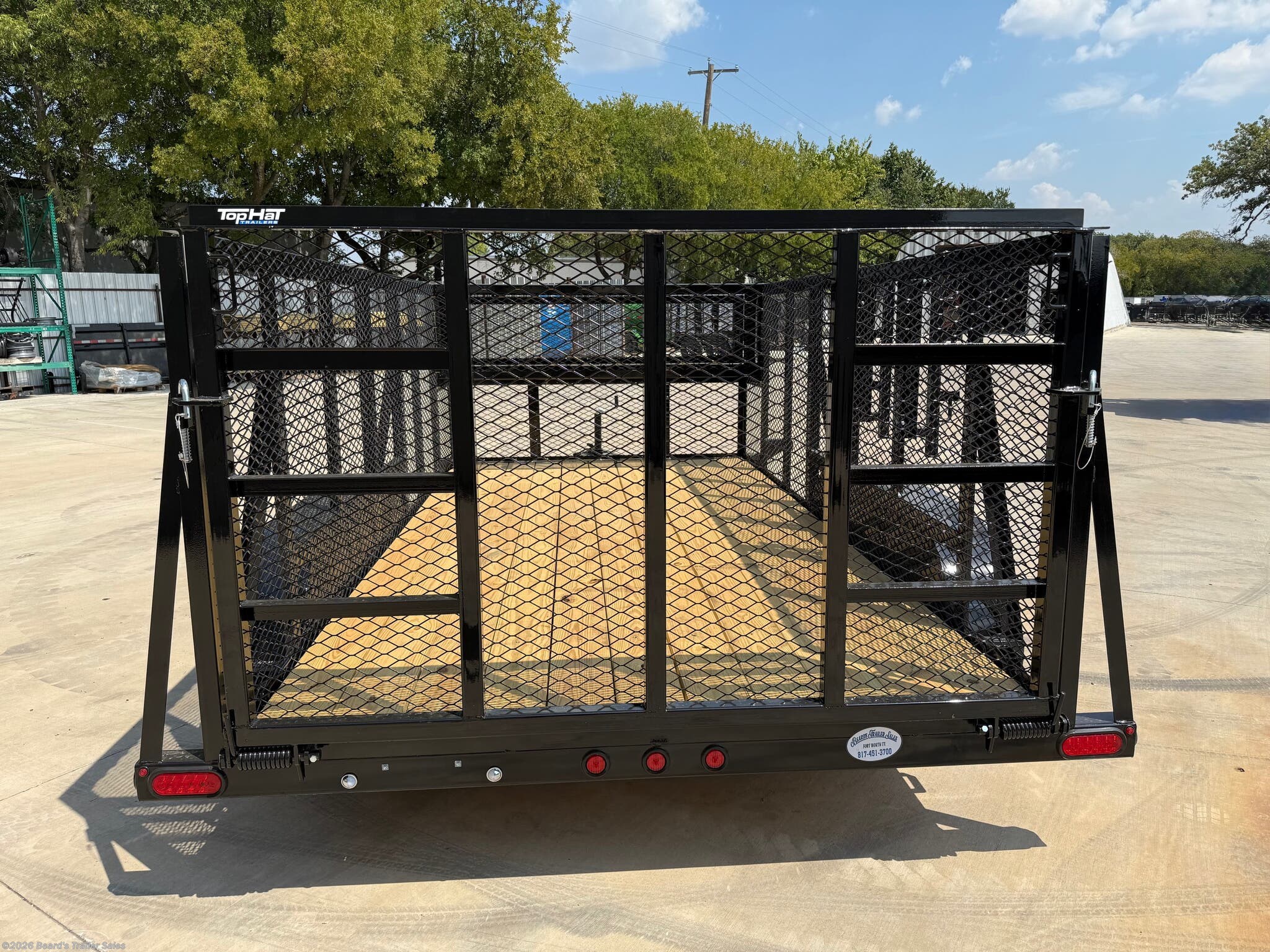 New 2026 Top Hat 83 X 14 LANDSCAPE TRAILER available in Fort Worth, Texas