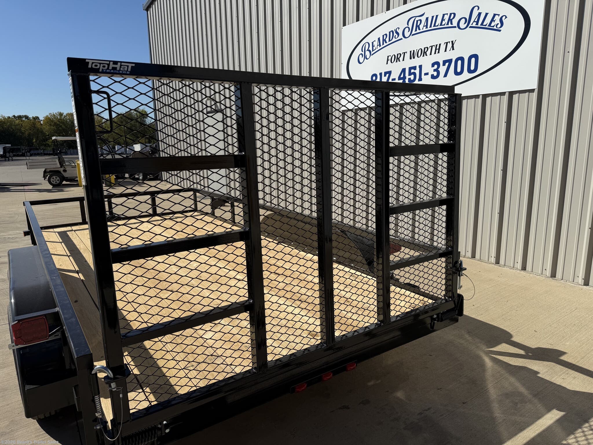 2026 Top Hat 77X14 Lite Duty Utility - New Utility Trailer for sale by Beard's Trailer Sales in Fort Worth, Texas