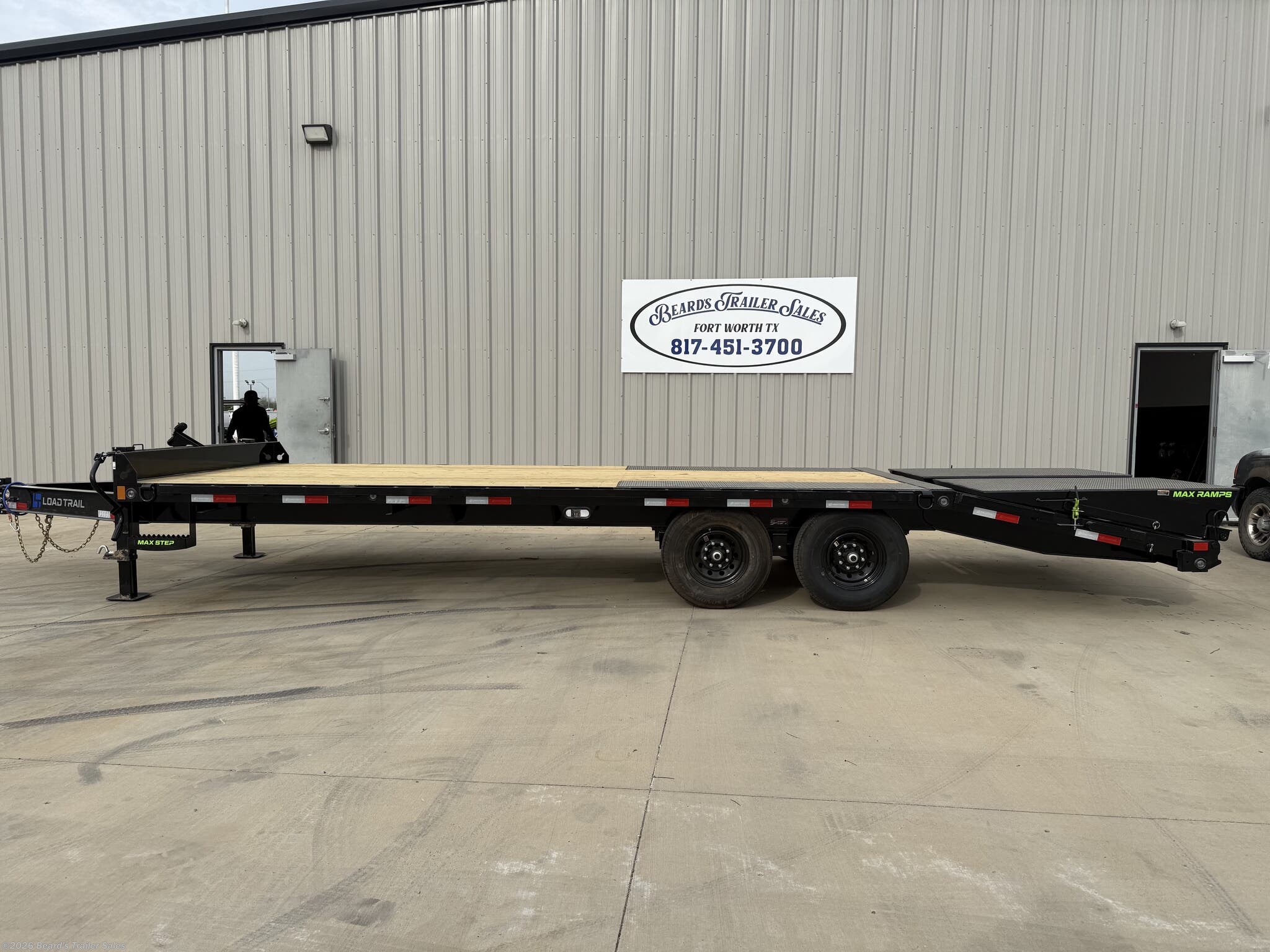 2027 Load Trail PS 102 X 25 - 14K - New Deckover/Flat Deck Trailer for sale by Beard's Trailer Sales in Fort Worth, Texas