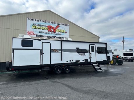 &lt;p&gt;2024 Wildwood by Forest River Model 32BHDS Travel Trailer. If you are in the market for a very spacious 2 slide out bunk trailer that is LOADED UP with options...YOU NEED TO TAKE A GOOD LOOK AT THIS ONE!!! This unit has a front private master bedroom with a walk around queen bed. Centrally located are the living and kitchen areas. This is the location of the 1st large slide out that houses the sofa and U-shaped dinette. As you move towards the back of the trailer you will notice the side bathroom with a full tub and shower. The bathroom has a separate exterior entry door. Most folks love this feature because it allows you access to the bathroom from the outside without having to go through the rest of the trailer.. In the rear of the trailer is a bunk room with 2 bunks and a separate sofa that easily converts into a bed. This is the location of the 2nd slide out. This room is dual purpose and can be a completely separate entertainment area. This unit sleeps up to 9 people!! Options and equipment on this great trailer include OUTSIDE KITCHEN,&amp;nbsp; AWNING, microwave, full oven, am/fm/cd player, surround sound speakers, stabilizer jacks, outside grill, ducted roof ac, stainless steel appliances, front pass through storage, and MUCH MORE!!! PLEASE TAKE TIME TO LOOK AT ALL OF THE PICTURES!! THIS IS A TERRIFIC TRAILER BEING OFFERED AT A TERRIFIC PRICE!!! DON&#39;T WAIT!! CALL OR EMAIL NOW 1-302-751-1580 WE WANT YOUR BUSINESS!! WE TAKE ALL TYPES OF TRADES!!WE CAN PROVIDE FAST AND EASY FINANCING!! LET&#39;S DEAL!!!!!!!!&lt;/p&gt;