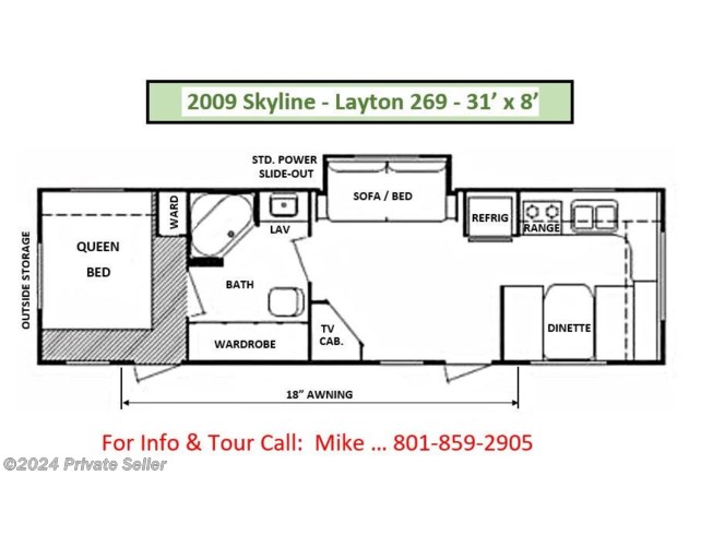 2009 Skyline Layton 269 - Used Travel Trailer For Sale by Mike in Idaho Falls, Idaho